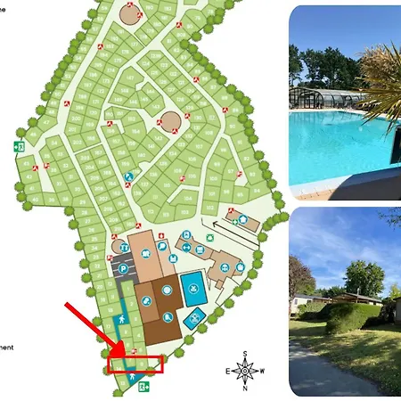 Kabana La Palmeraie- Confort- Detente Assuree - 7 Kms Plages Campsite Saint-Hilaire-de-Riez