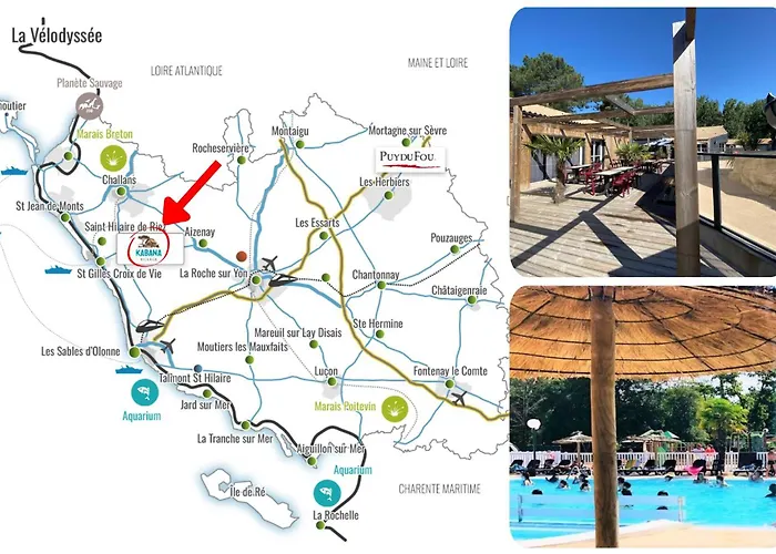 Kabana La Palmeraie- Confort- Detente Assuree - 7 Kms Plages Saint-Hilaire-de-Riez